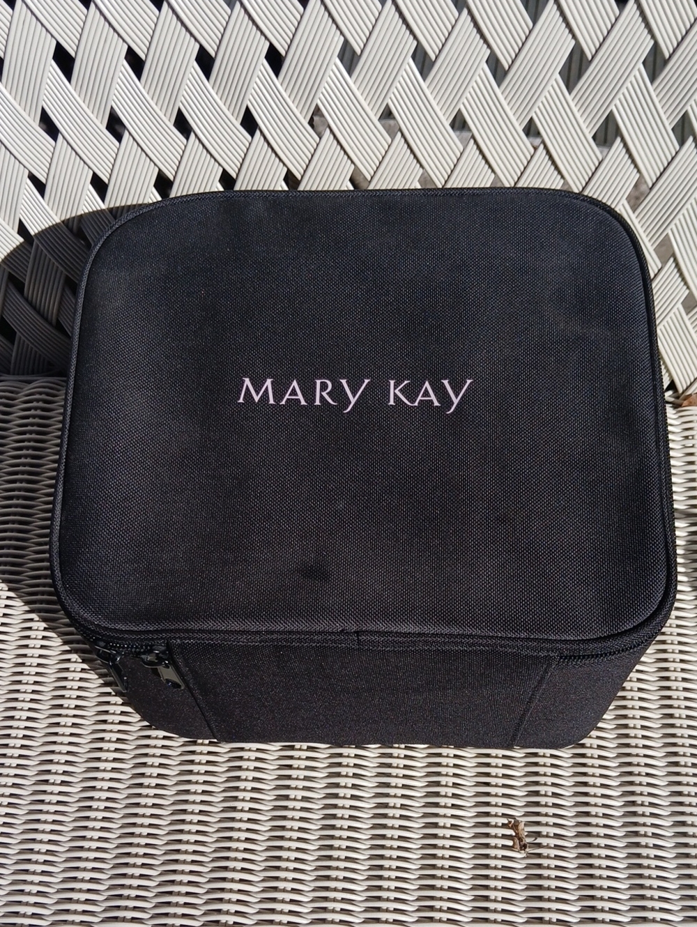 Mary Kay Black Travel Cosmetic Bag